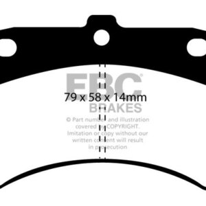 EBC Ultimax sprednje zavorne ploščice za Daihatsu Cuore