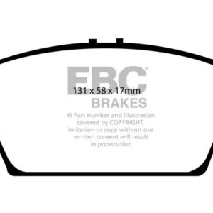 EBC Ultimax sprednje zavorne ploščice za MG ZS, MG ZR