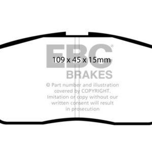 EBC Ultimax sprednje zavorne ploščice za Suzuki Celerio, Suzuki Ignis