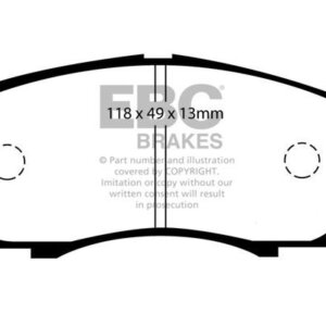 EBC Ultimax sprednje zavorne ploščice za Honda Insight