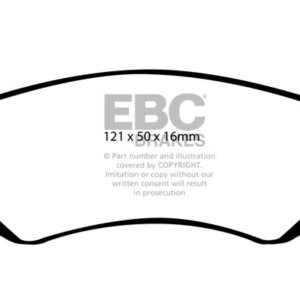 EBC Ultimax sprednje zavorne ploščice za Nissan Almera