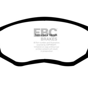 EBC Ultimax sprednje zavorne ploščice za Ford Transit