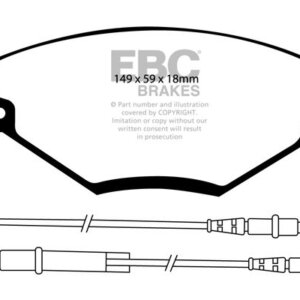 EBC Ultimax sprednje zavorne ploščice za Citroën C5