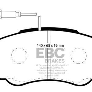 EBC Ultimax sprednje zavorne ploščice za Toyota Land Cruiser, Mazda 5
