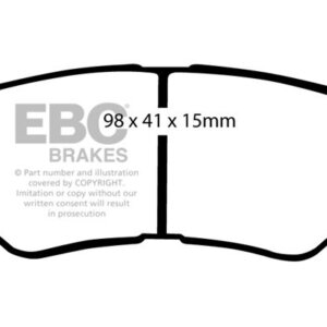 EBC Ultimax zadnje zavorne ploščice za Hyundai Grandeur, Hyundai Matrix