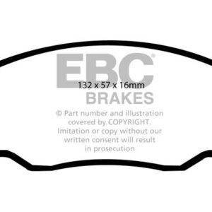 EBC Ultimax sprednje zavorne ploščice za Mazda 323, Mazda 626