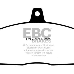 EBC Ultimax sprednje zavorne ploščice za Land Rover Freelander