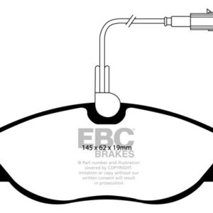 EBC Ultimax sprednje zavorne ploščice za Citroën Jumper, Fiat Ducato