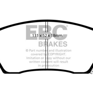 EBC Ultimax sprednje zavorne ploščice za Toyota Corolla, Toyota Corolla Verso
