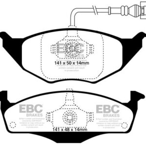 EBC Ultimax sprednje zavorne ploščice za Audi A2