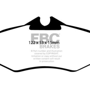 EBC Ultimax sprednje zavorne ploščice za Citroën C2, Citroën C3 Picasso