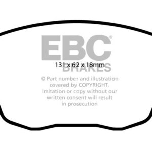 EBC Ultimax sprednje zavorne ploščice za Skoda Fabia