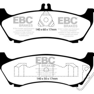 EBC Ultimax zadnje zavorne ploščice za Mercedes-Benz M-Class