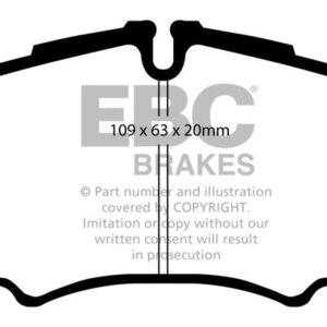 EBC Ultimax zadnje zavorne ploščice za Ford Transit, Iveco Daily
