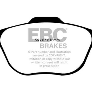 EBC Ultimax sprednje zavorne ploščice za Ford Tourneo Connect, Ford Transit Connect