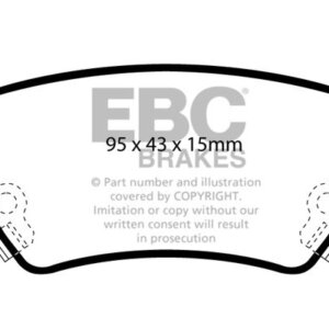 EBC Ultimax zadnje zavorne ploščice za Opel Astra, Opel Combo