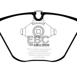 EBC Ultimax sprednje zavorne ploščice za BMW 1, BMW 3
