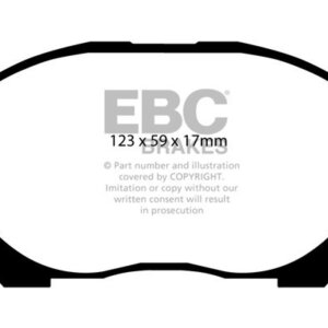 EBC Ultimax sprednje zavorne ploščice za Toyota Avensis Verso