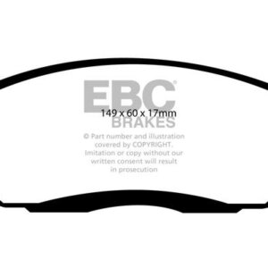 EBC Ultimax sprednje zavorne ploščice za Hyundai Trajet