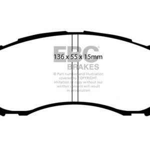EBC Ultimax sprednje zavorne ploščice za Subaru Impreza, Subaru Justy