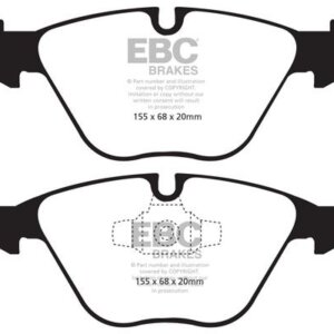 EBC Ultimax sprednje zavorne ploščice za BMW 3, BMW Z4