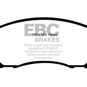 EBC Ultimax sprednje zavorne ploščice za Hyundai Terracan