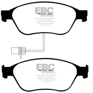 EBC Ultimax sprednje zavorne ploščice za VW Phaeton, VW Polo
