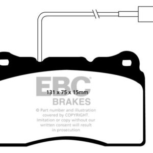 EBC Ultimax sprednje zavorne ploščice za Alfa Romeo 156, Alfa Romeo 147