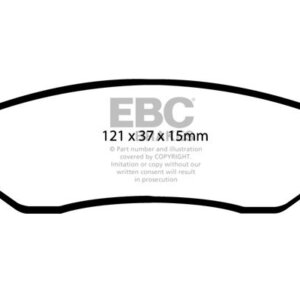 EBC Ultimax zadnje zavorne ploščice za Daewoo Evanda, Chevrolet Epica