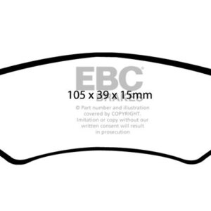 EBC Ultimax zadnje zavorne ploščice za Daewoo Lacetti, Chevrolet Lacetti