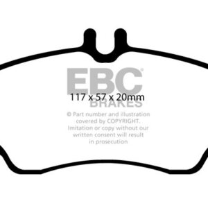 EBC Ultimax sprednje zavorne ploščice za Mercedes-Benz Vaneo