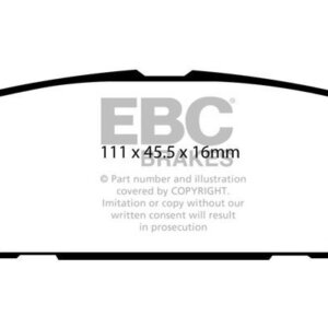 EBC Ultimax zadnje zavorne ploščice za Hyundai Terracan
