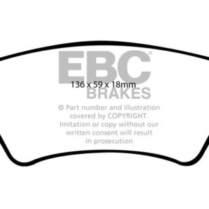 EBC Ultimax sprednje zavorne ploščice za Renault Kangoo, Renault Kangoo Express