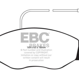 EBC Ultimax sprednje zavorne ploščice za Nissan Cabstar E