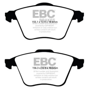 EBC Ultimax sprednje zavorne ploščice za Mazda 3, Ford Focus
