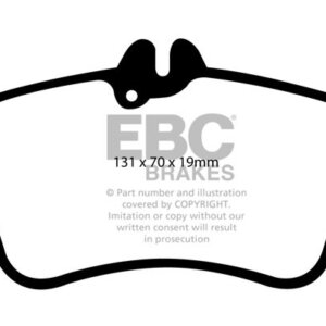 EBC Ultimax sprednje zavorne ploščice za Mercedes-Benz A-Class, Mercedes-Benz B-Class