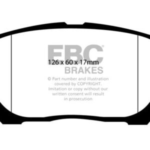 EBC Ultimax sprednje zavorne ploščice za Toyota Previa