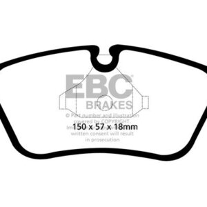 EBC Ultimax sprednje zavorne ploščice za BMW 1, BMW 3