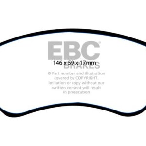 EBC Ultimax sprednje zavorne ploščice za Jeep Cherokee, Chrysler Voyager