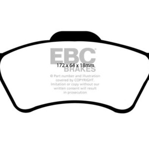 EBC Ultimax sprednje zavorne ploščice za Chrysler Voyager