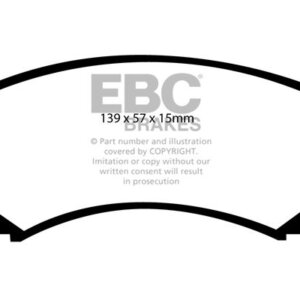EBC Ultimax sprednje zavorne ploščice za Mitsubishi Pajero, Mitsubishi Grandis