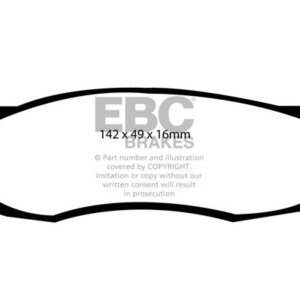 EBC Ultimax zadnje zavorne ploščice za Ford F-150, Lincoln Blackwood