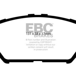 EBC Ultimax sprednje zavorne ploščice za Toyota Camry