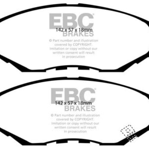 EBC Ultimax sprednje zavorne ploščice za Honda CR-V, Honda Element