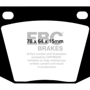 EBC Ultimax sprednje zavorne ploščice za Ford Capri, Triumph 1500
