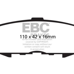 EBC Ultimax zadnje zavorne ploščice za Mazda MPV