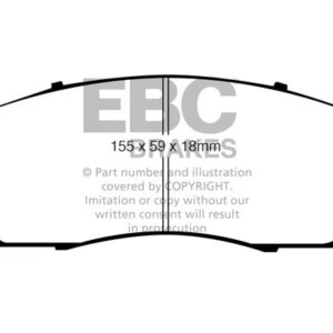 EBC Ultimax sprednje zavorne ploščice za Honda CR-V, Honda Odyssey