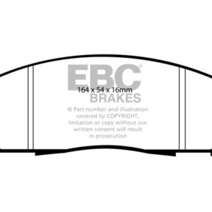 EBC Ultimax sprednje zavorne ploščice za Nissan Leaf, Nissan Pathfinder