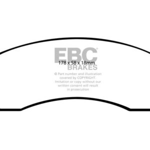 EBC Ultimax sprednje zavorne ploščice za Chevrolet Trailblazer, Saab 9-7X