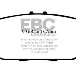 EBC Ultimax zadnje zavorne ploščice za Abarth 124, Mazda MX-5